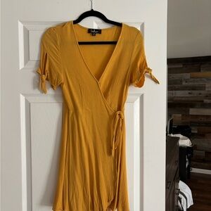 Lulu's Mustard Yellow Dress
